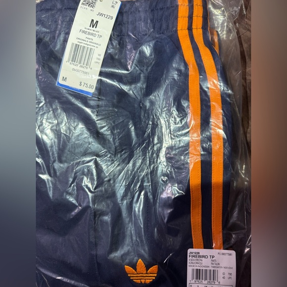 adidas Adicolor Classic Firebird Loose Women’s Track Pants -Night Indigo JW1229 - Picture 6 of 10